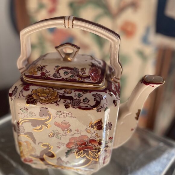 Beautiful and rare Masons Ironstone Teapot - Picture 3 of 3